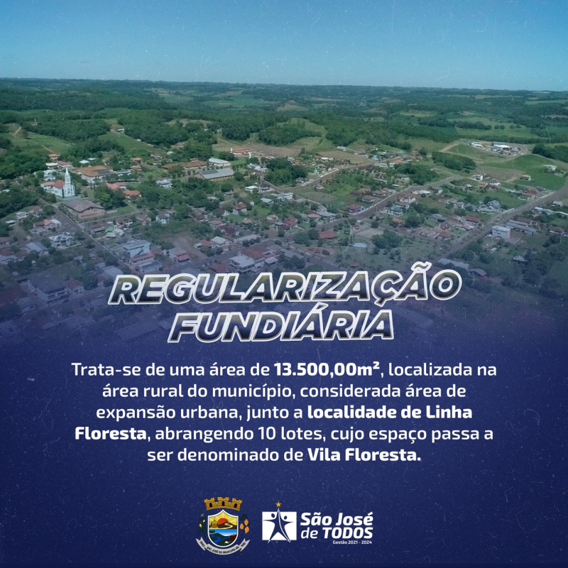 MUNICÍPIO FINALIZA MAIS UM PROCESSO DE REGULARIZAÇÃO FUNDIÁRIA.